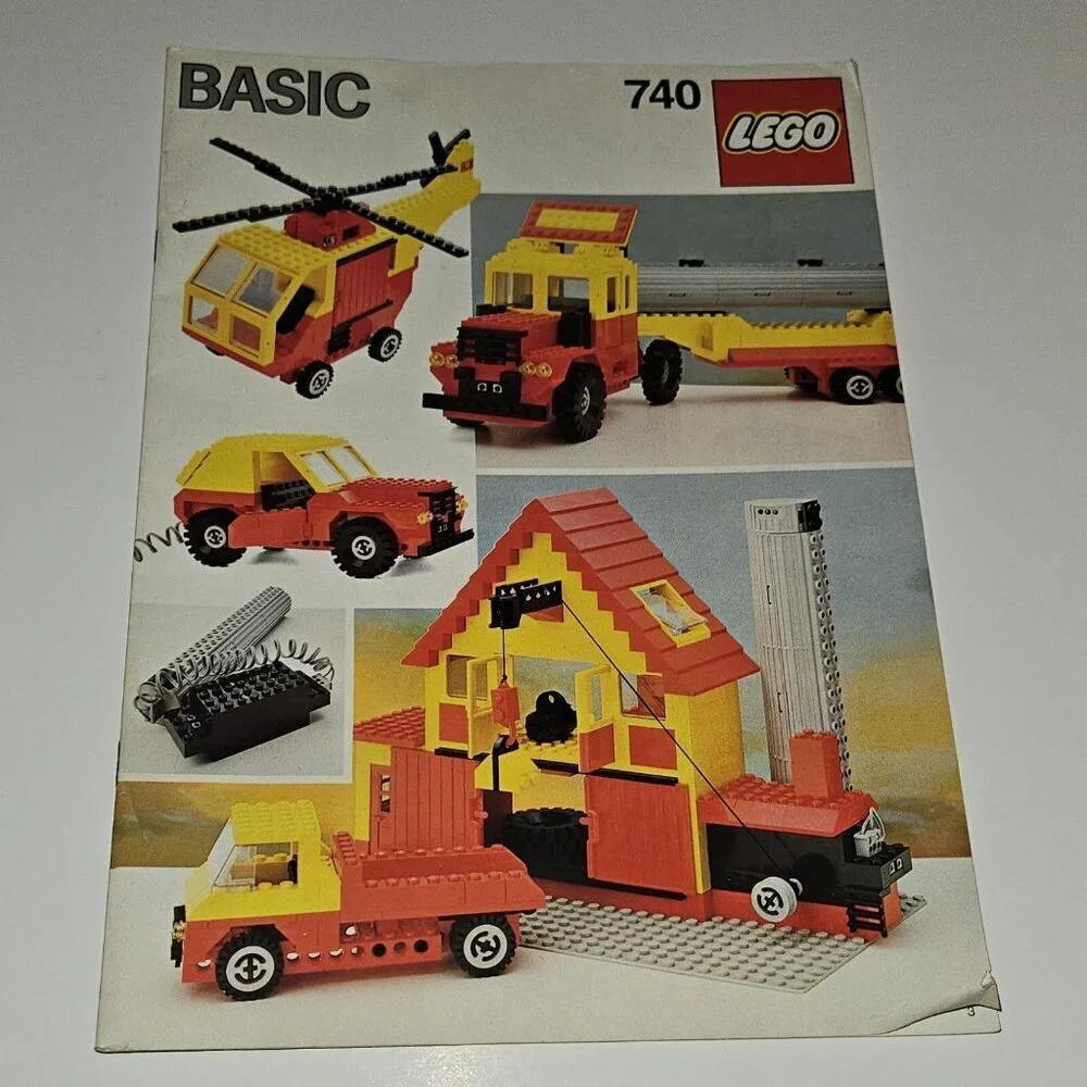 INSTRUCTIONS ONLY Lego Basic 740 Manual Replacement INSTRUCTIONS ONLY